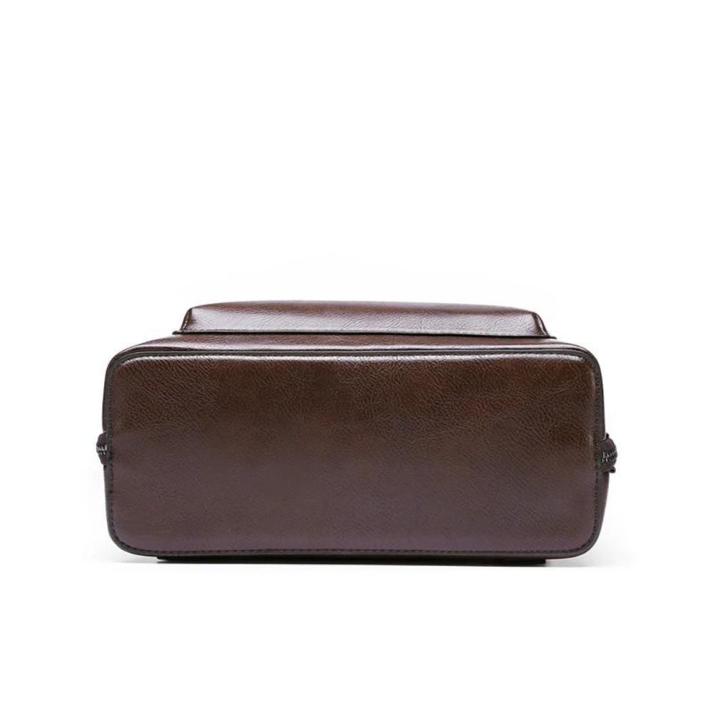 Stella | Klassieke dubbele rits rugzak met een strakke uitstraling