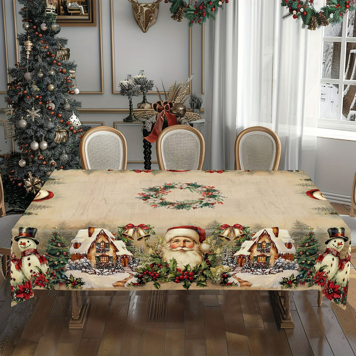 Festive Christmas Tablecloth