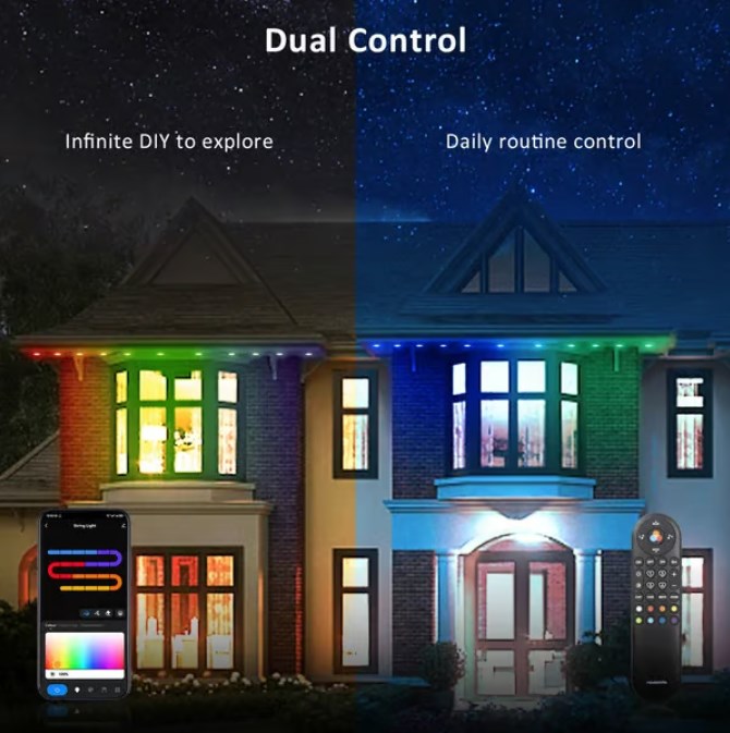 ⏰ Last day of sales! 🌈 Smart outdoor LED lighting in multiple colors