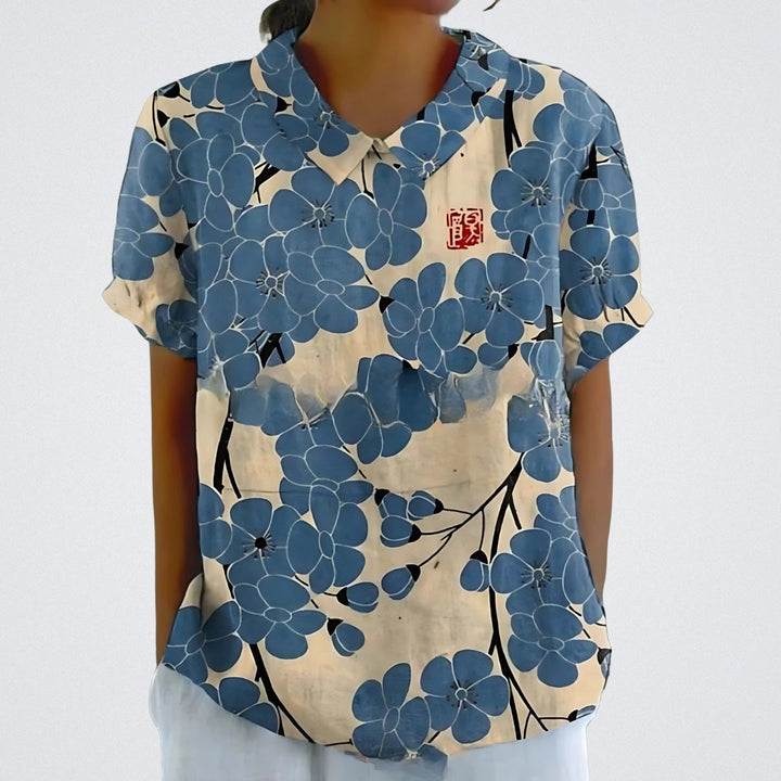 Adley™ | Elegante Bloemenblouse in Casual Stijl
