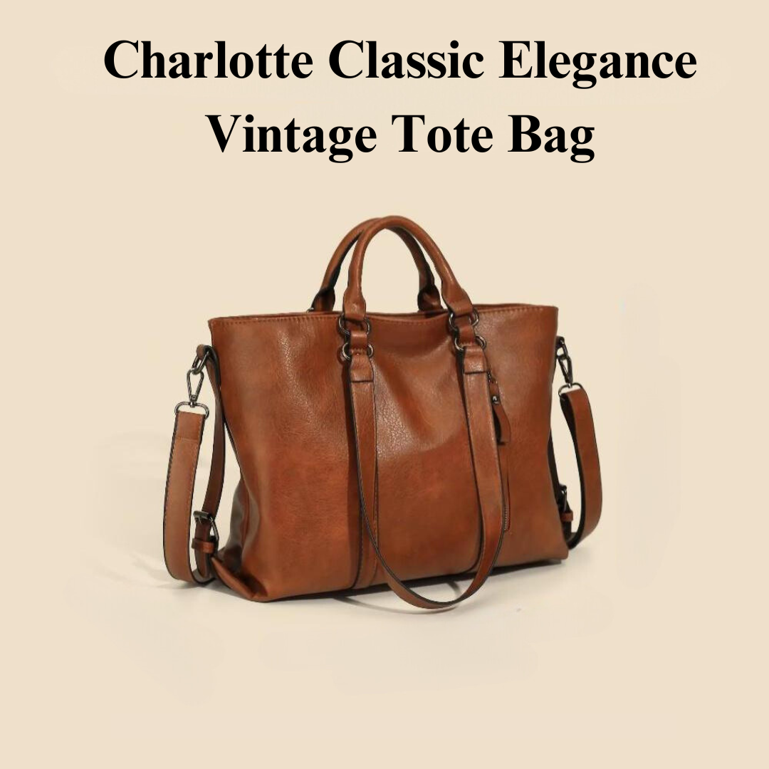 Charlotte | Vintage draagtas van klassieke elegantie