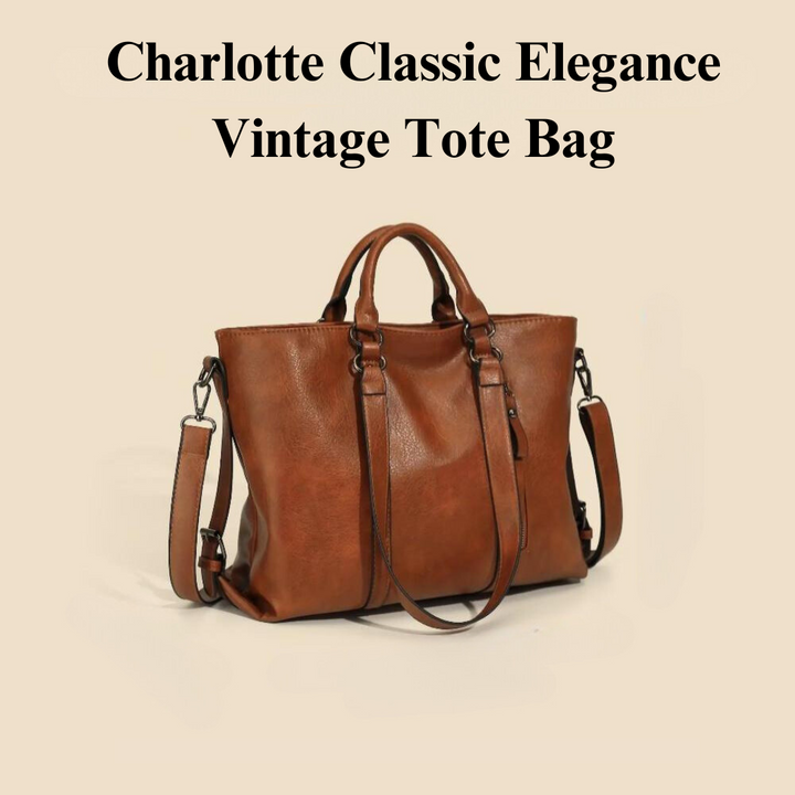 Charlotte | Vintage draagtas van klassieke elegantie