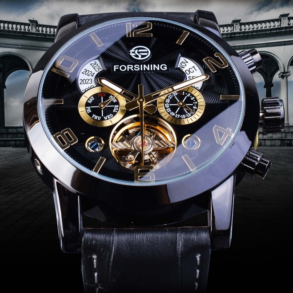 Luxe automatische mechanische horloge met tourbillon