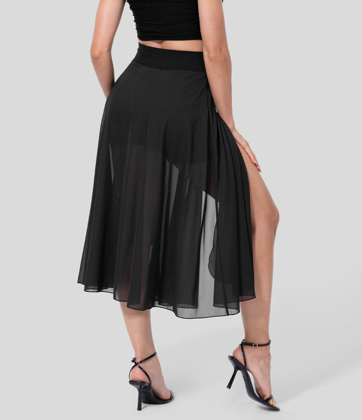 Zori™ | Midi Rok 2-in-1 Hoge Taille