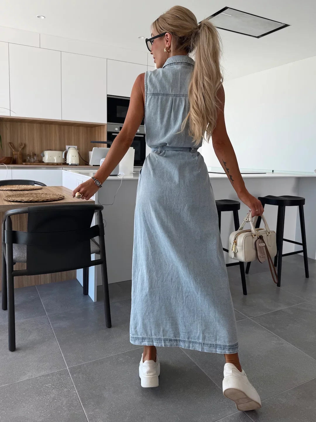 Louisa | Maxi Denim Jurk