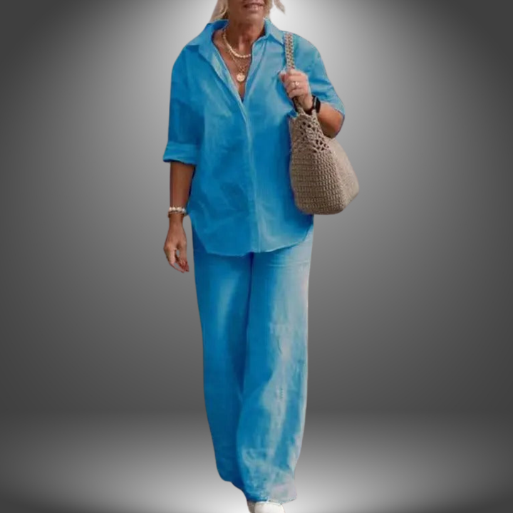 Nello™ | Casual overhemd en broek set