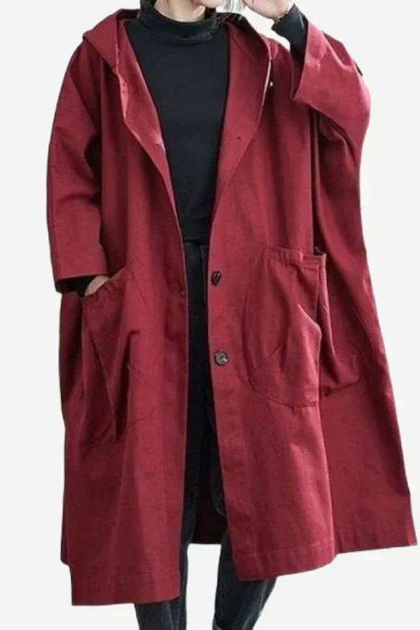 Zilo™ | Oversized Regenjas Bordeaux