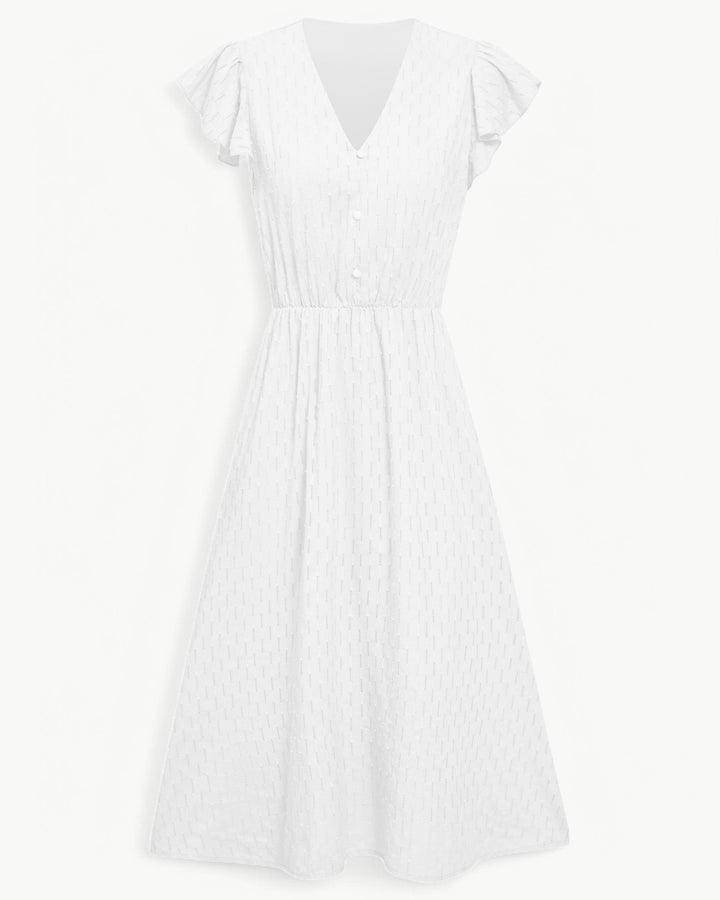 Esmee™ | Elegante midi-jurk met V-hals