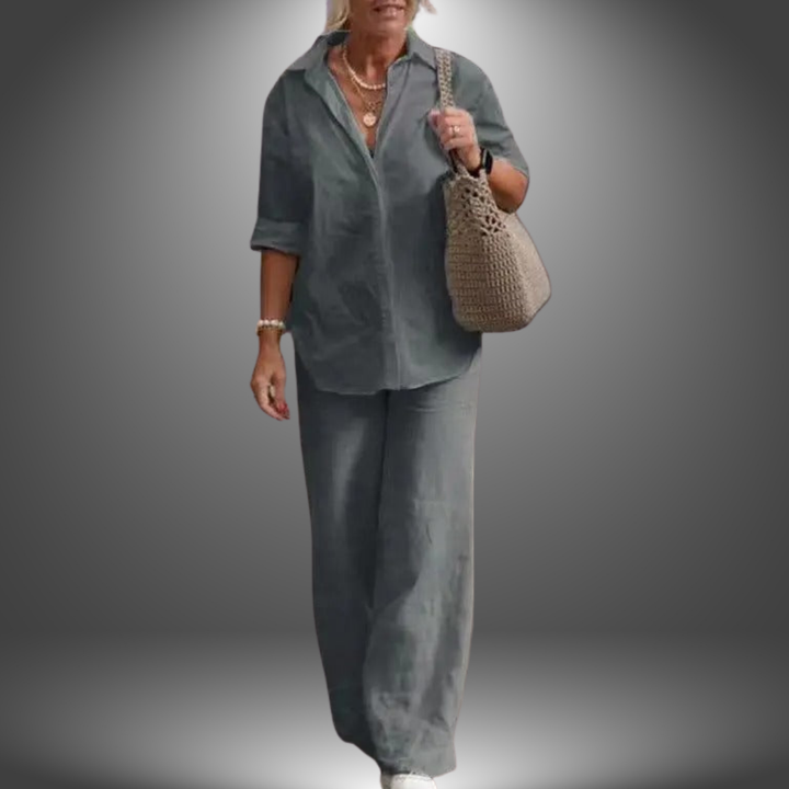 Nello™ | Casual overhemd en broek set