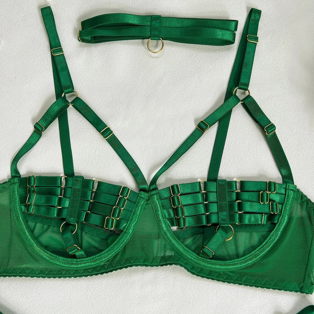 Delya™ | Elegant 4-delig Lingerieset