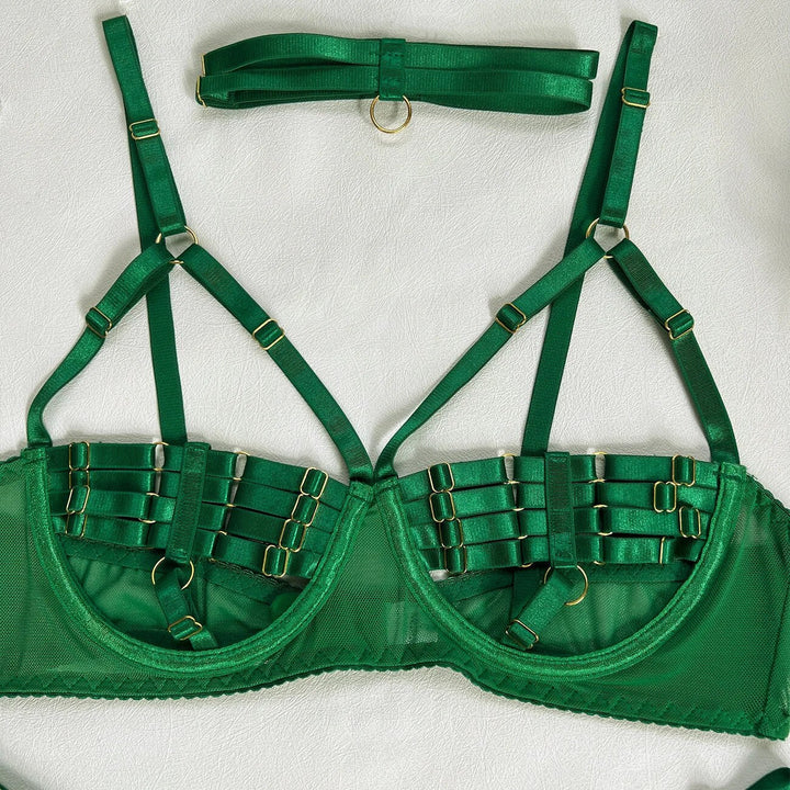 Delya™ | Elegant 4-delig Lingerieset