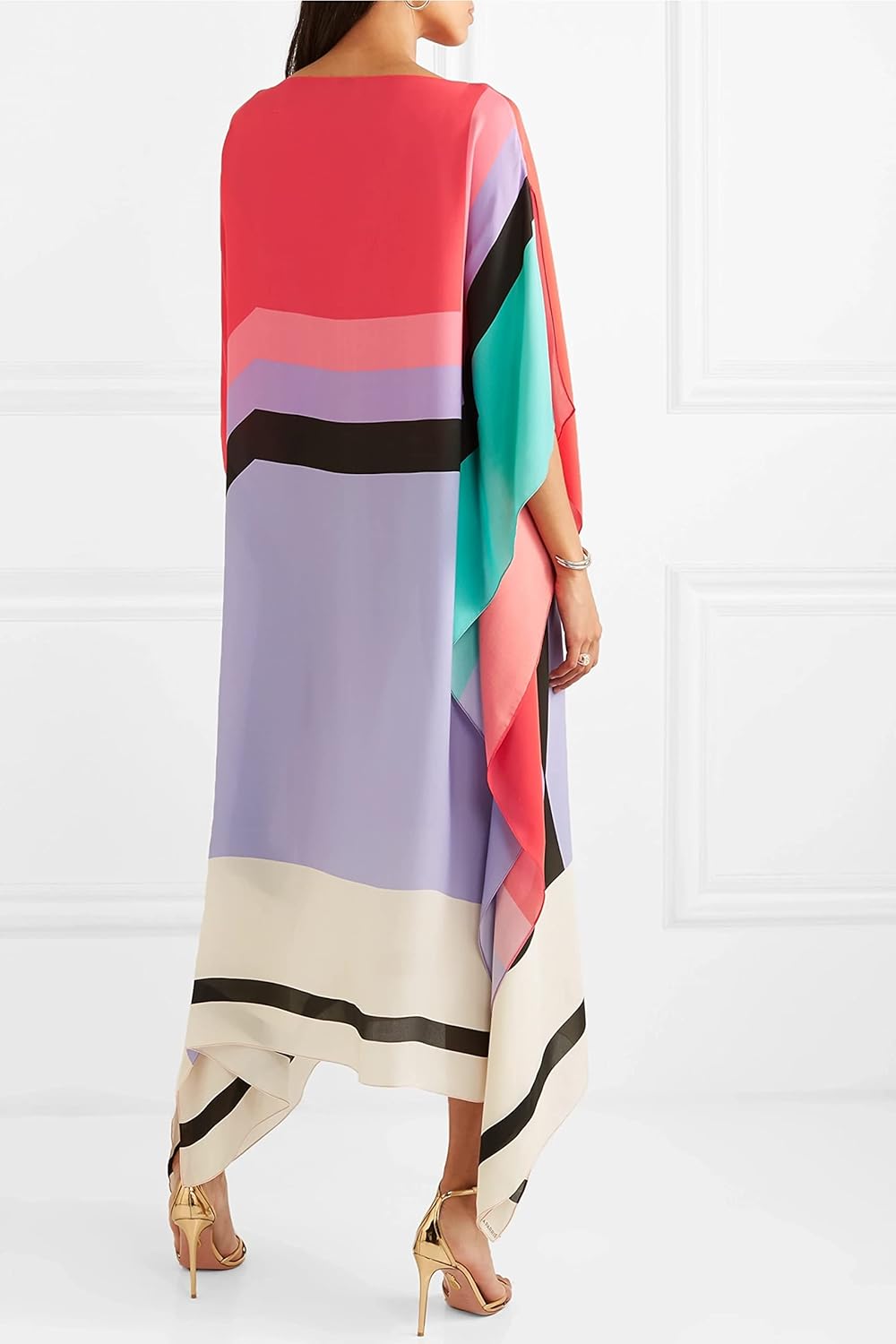 Jolene™ | Elegante caftan met geometrische print