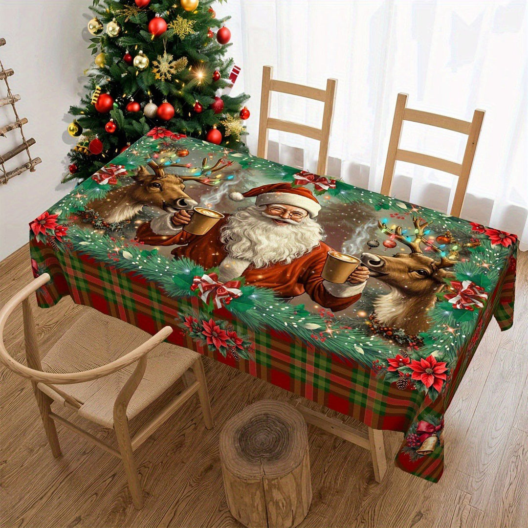 Festive Christmas Tablecloth