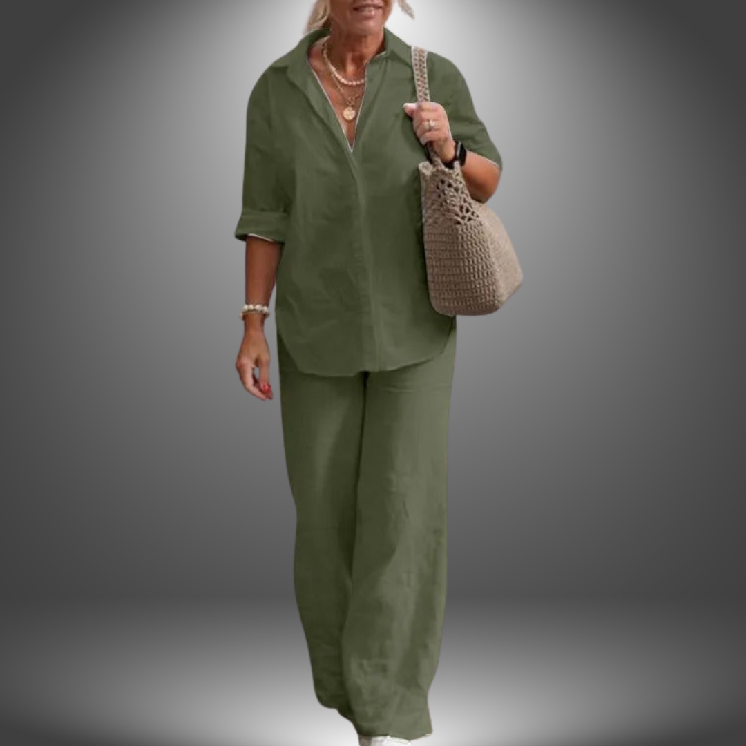 Nello™ | Casual overhemd en broek set