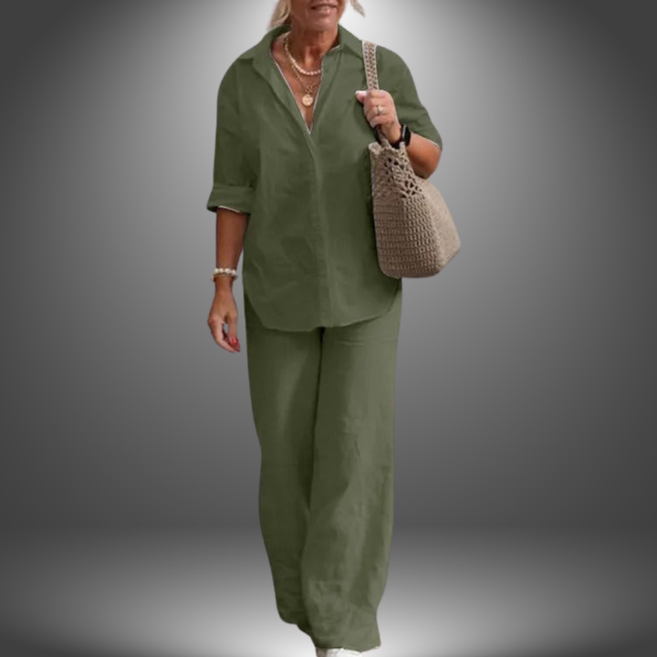 Nello™ | Casual overhemd en broek set