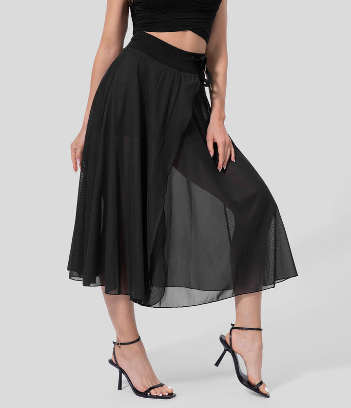 Zori™ | Midi Rok 2-in-1 Hoge Taille