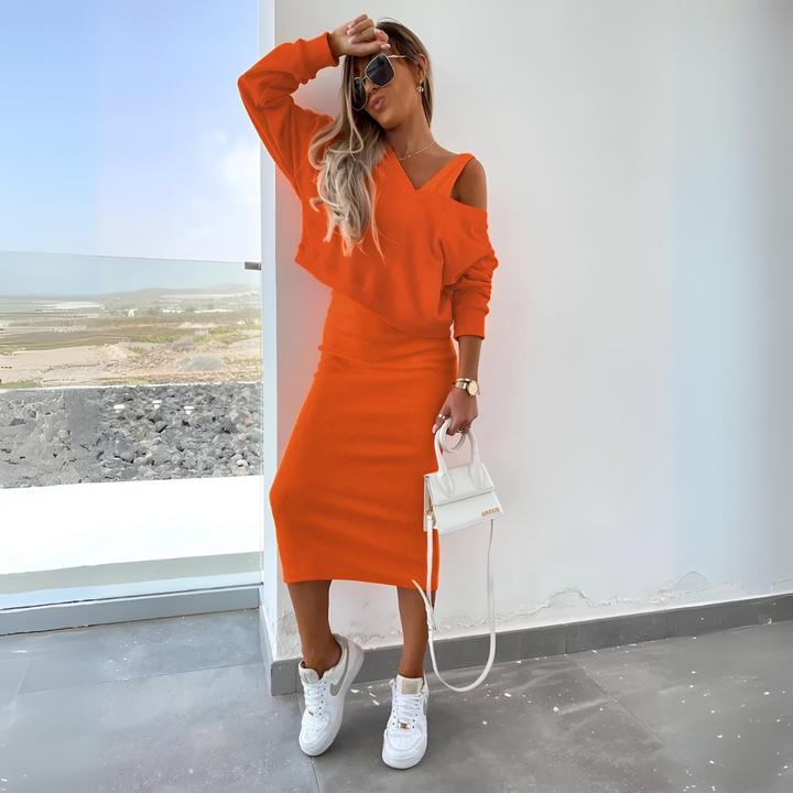 Nancy™ | Elegante Top en Jurk Set