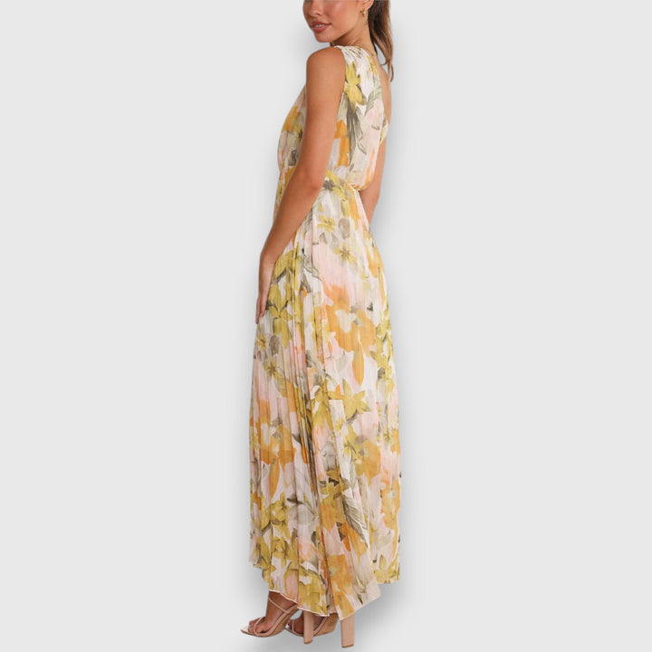 Zino™ | Betoverende Off-Shoulder Jurk met Bloemenprint