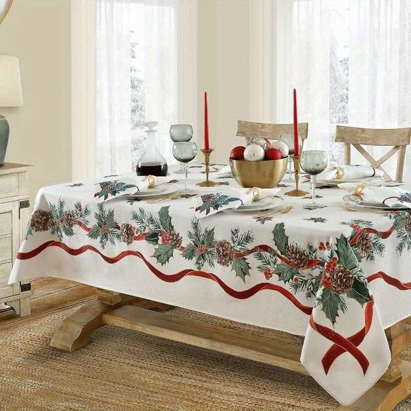 Festive Christmas Tablecloth