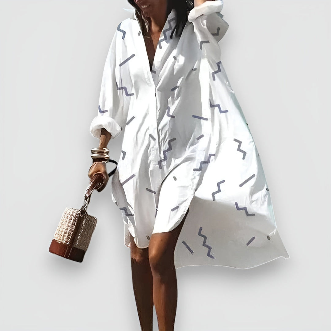 Welo™ | Elegante en Veelzijdige Overhemdjurk