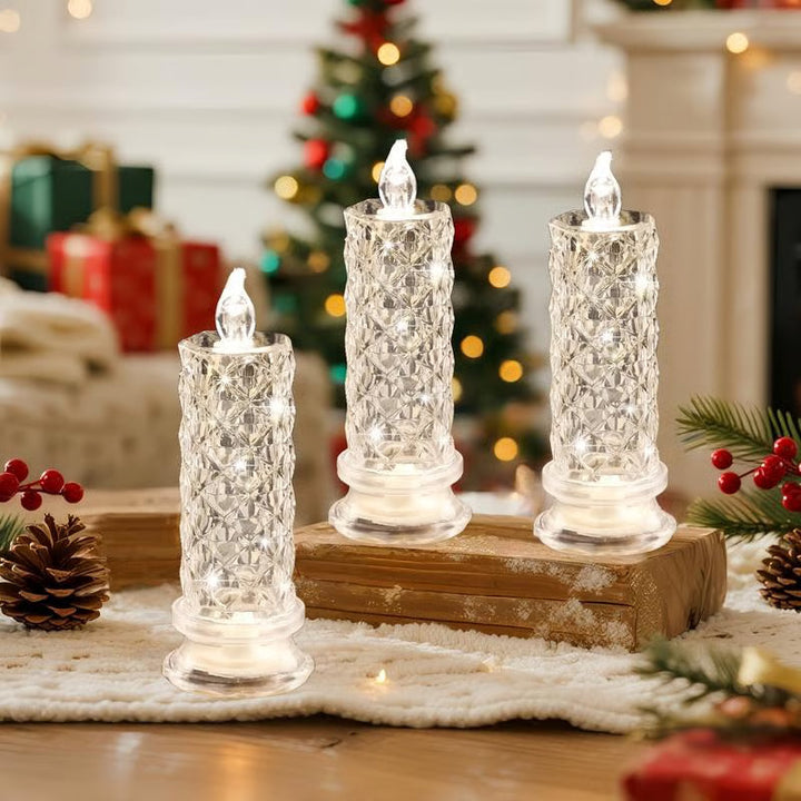 🔥Last day 49% discount🎁LED Crystal Candle Holder