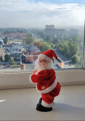 (🎉 Early Christmas Promotion - 50% OFF 🎄) Musical Santa Claus with Climbing Rope