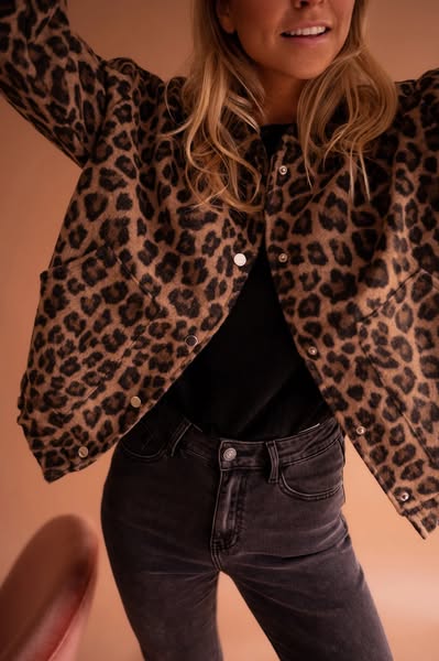 Zeko™ | Elegante leopard bomberjack voor comfort en stijl