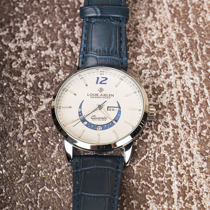 Elegante Horloge met Maanfases