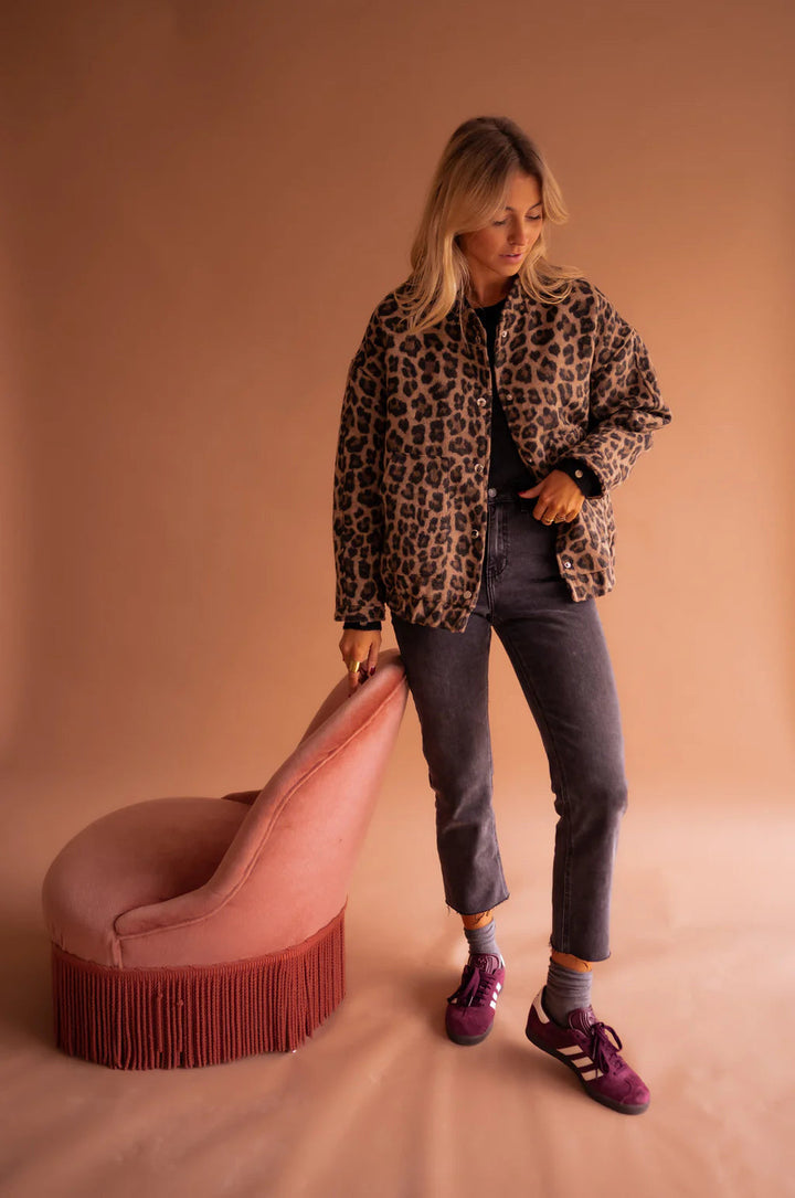 Zeko™ | Elegante leopard bomberjack voor comfort en stijl