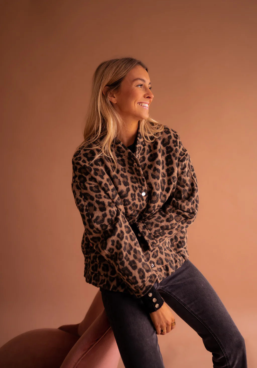Zeko™ | Elegante leopard bomberjack voor comfort en stijl