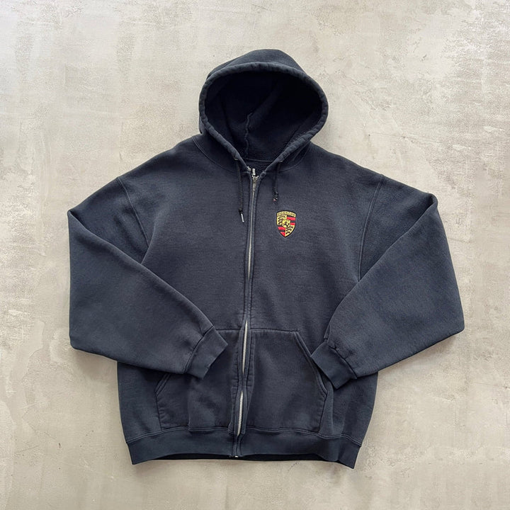 Vintage Porsche Edition Zip Hoodie