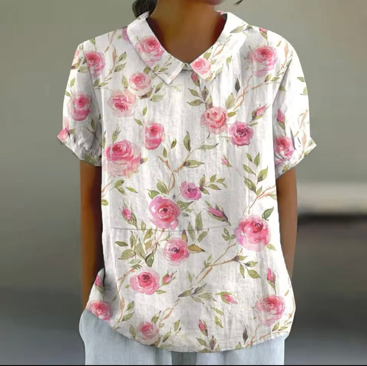 Ovia™ | Elegante blouse met bloemenontwerp