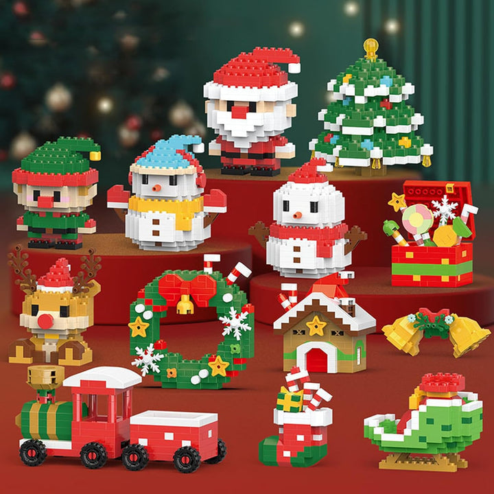 🎅 Santa Building Blocks™ – 12 creative Christmas figures for the whole family. 🎄