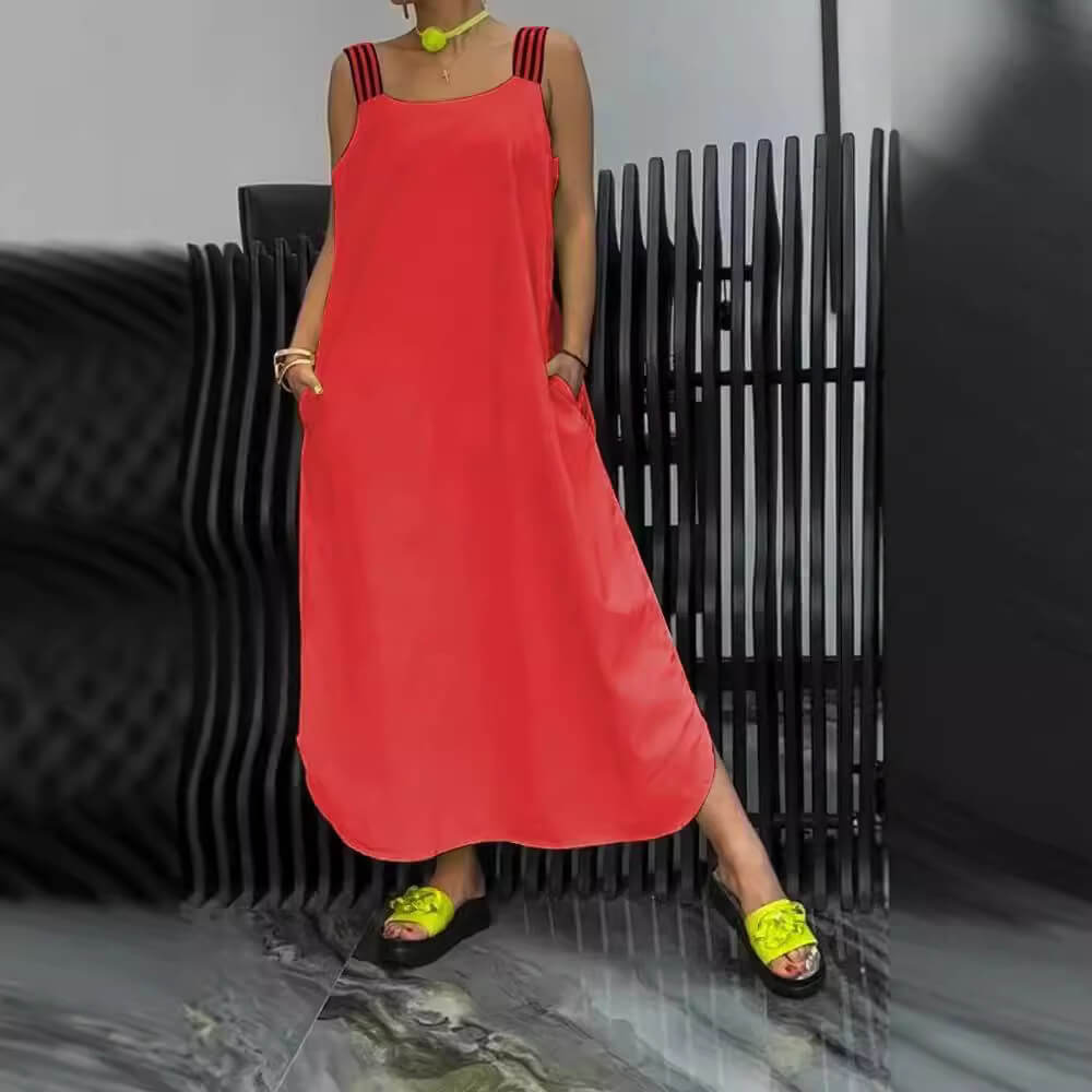 Reva™ | Elegante Zomerjurk met Schouderbandjes