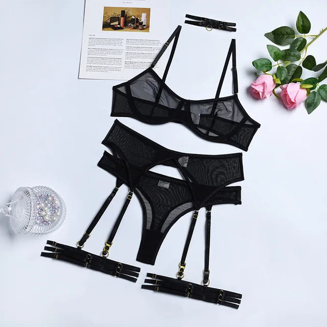 Sivora™ | 4-delig Sensueel Lingerieset