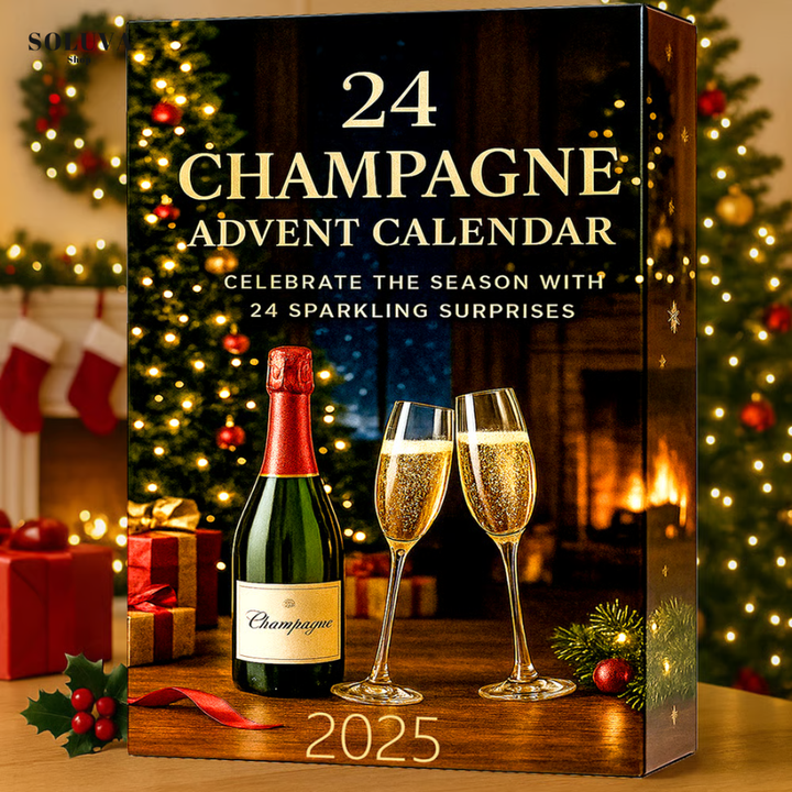 Champagne Counting Calendar 2025 – 24 Days of Celebration and Pleasure 🥂🎄