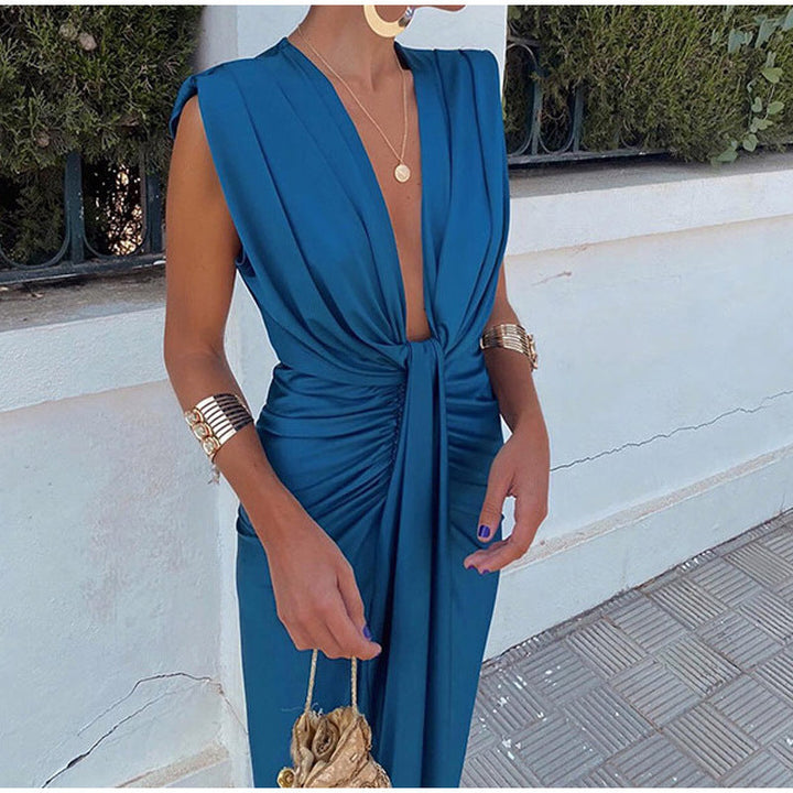 Elvia™ | Avondjurk met gedurfde decolleté en elegante silhouet