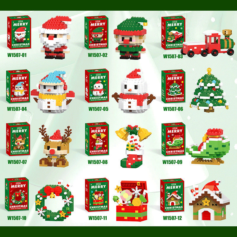 🎅 Santa Building Blocks™ – 12 creative Christmas figures for the whole family. 🎄