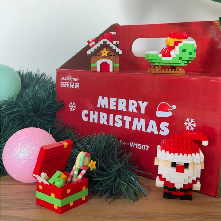 🎅 Santa Building Blocks™ – 12 creative Christmas figures for the whole family. 🎄