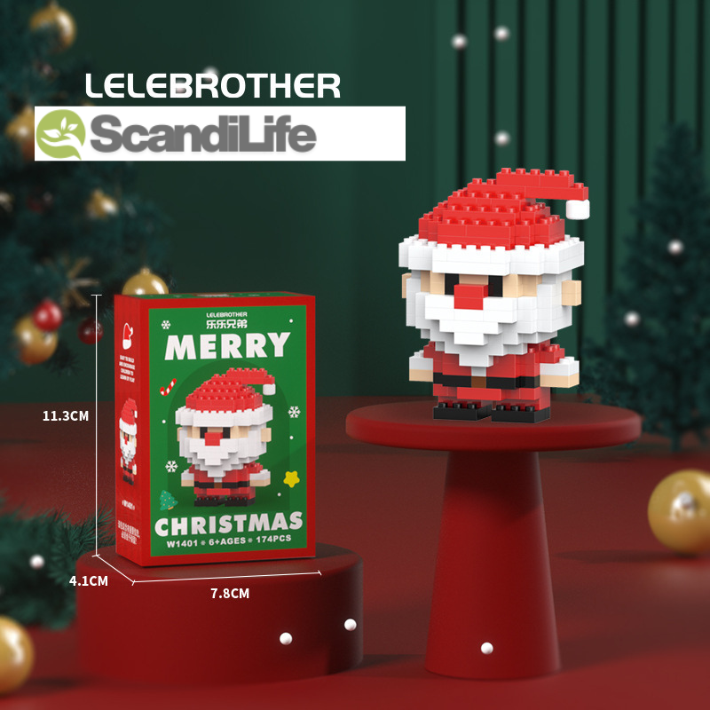🎅 Santa Building Blocks™ – 12 creative Christmas figures for the whole family. 🎄