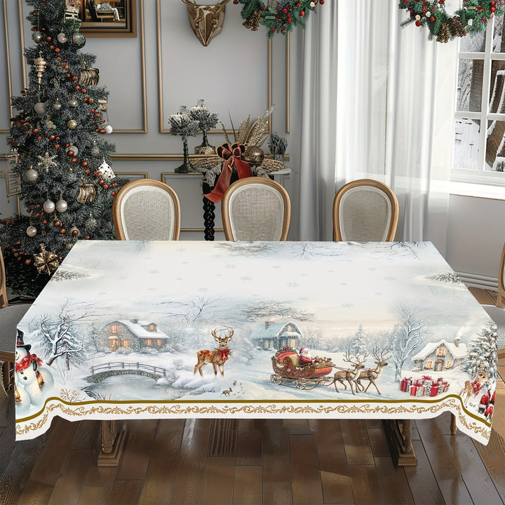 Festive Christmas Tablecloth