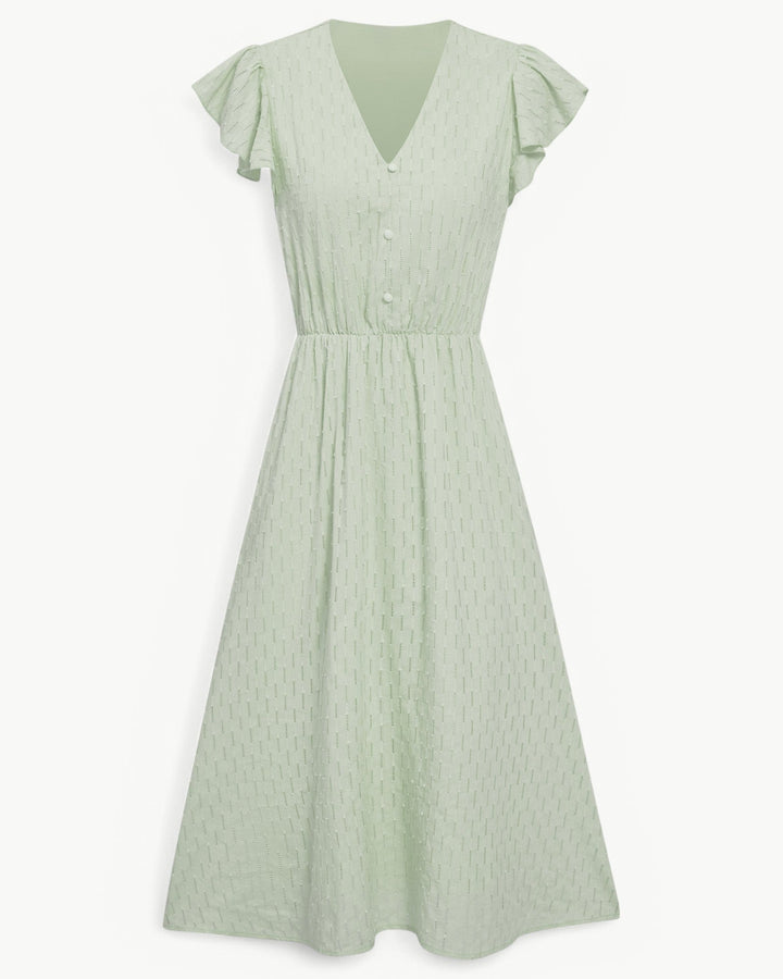 Esmee™ | Elegante midi-jurk met V-hals