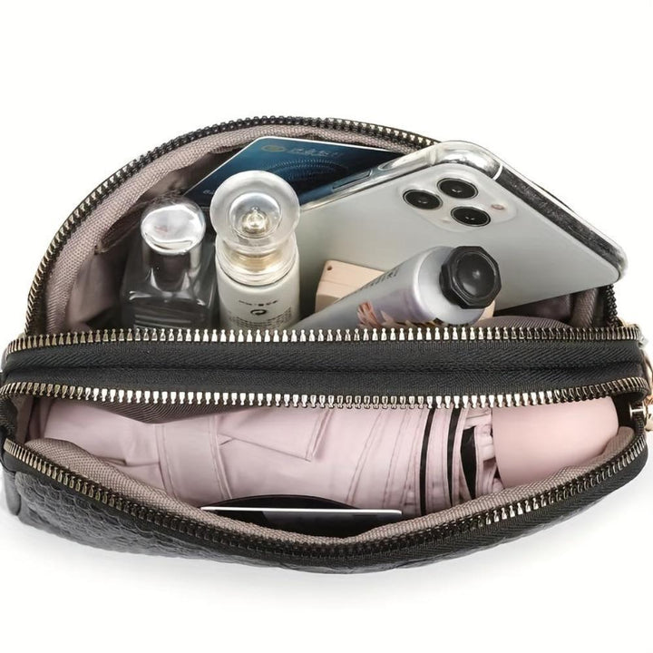 Isabella | Mini schoudertas in krokodillenlook