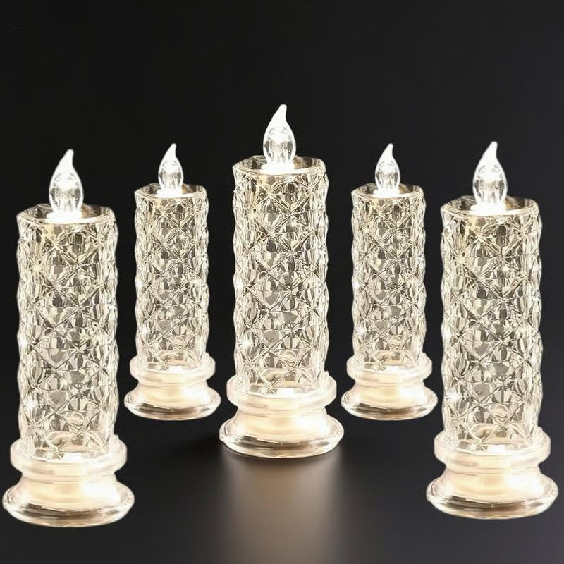 🔥Last day 49% discount🎁LED Crystal Candle Holder