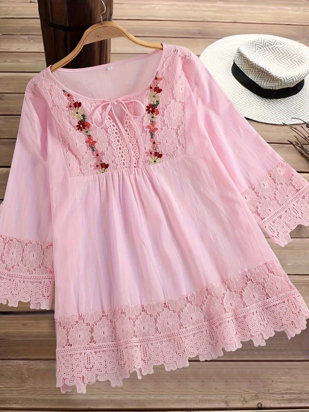 Tavo™ | Elegante Blouse van Fijn Kant