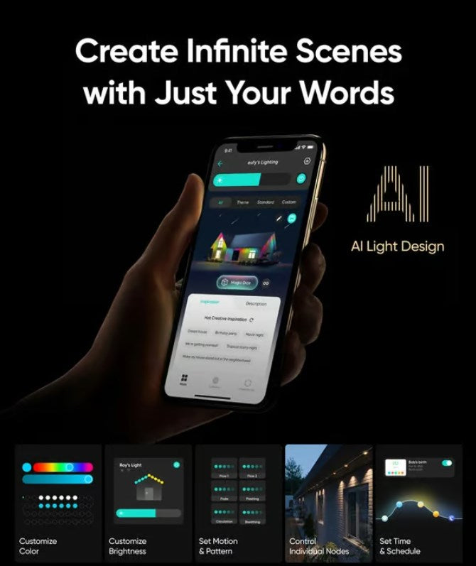 ⏰ Last day of sales! 🌈 Smart outdoor LED lighting in multiple colors