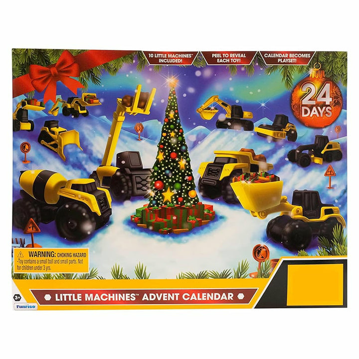 24-Day Advent Calendar with Christmas Construction Truck!