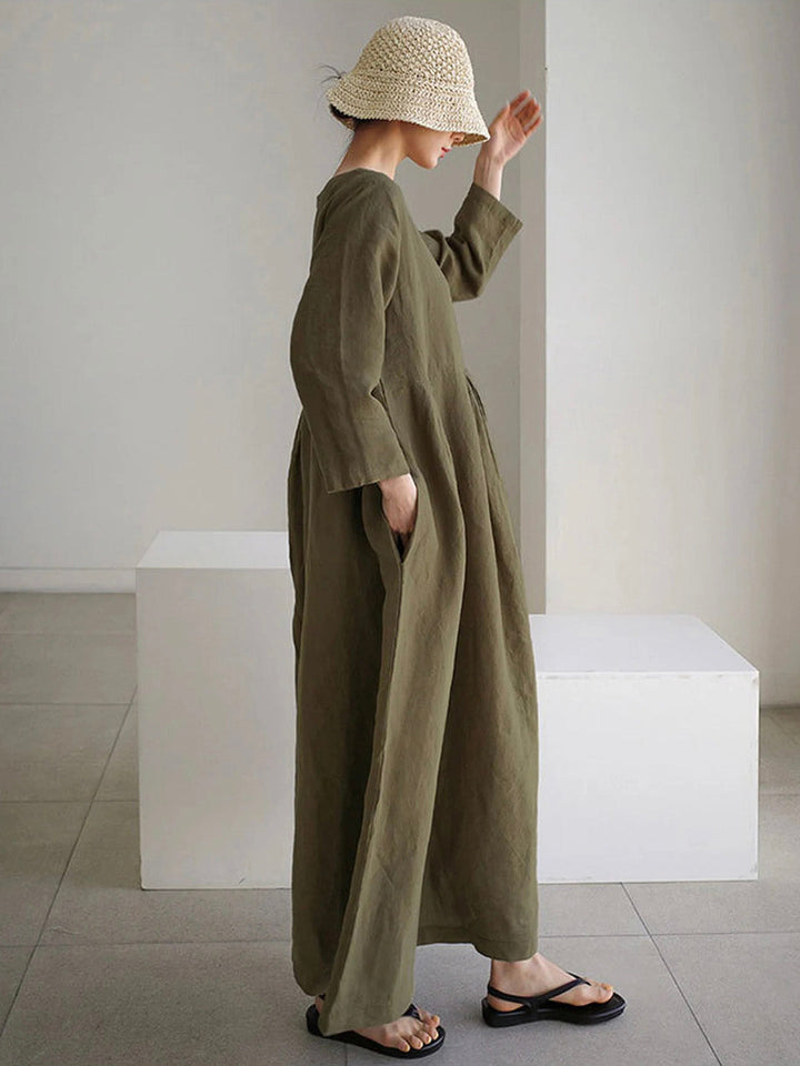 Vente™ | Elegante Ruime Jurk met Zakken