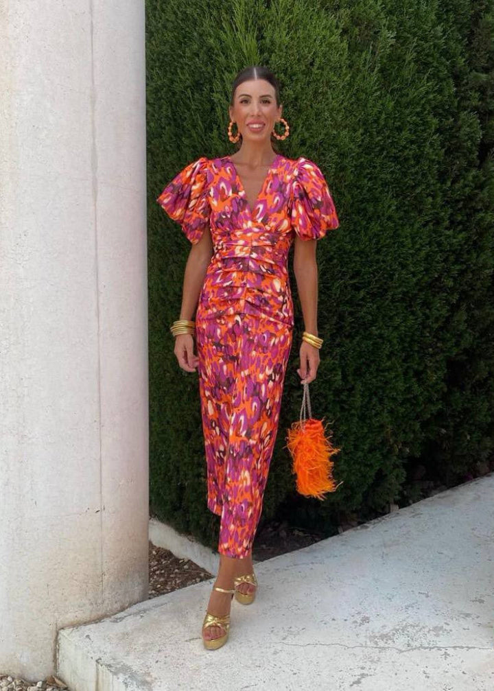 Fara™ | Robe Fiesta Vibrant en Stralend