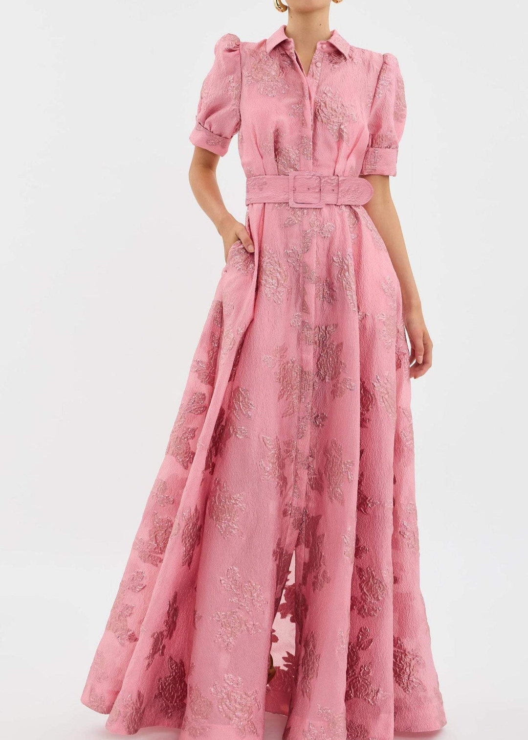 Pearl™ | Elegante jurk met korte, volumineuze mouwen